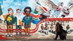 Mural di Belfast Jadi Simbol Solidaritas untuk Gaza