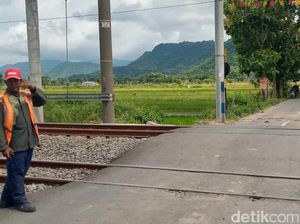 Perlintasan KA Maut di Taji Klaten Dijaga 24 Jam Selama Mudik