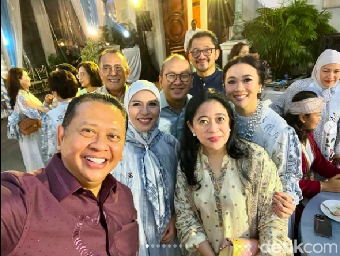 Puan Maharani, Rosan Roeslani, dan Bambang Soesatyo buka bareng. (Dok Instagram Bambang Soesatyo)
