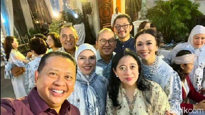 Puan Maharani, Rosan Roeslani, dan Bambang Soesatyo buka bareng. (Dok Instagram Bambang Soesatyo)
