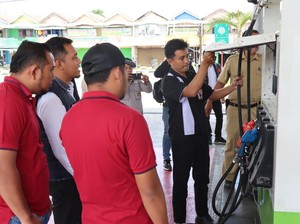 Jelang Lebaran, Sejumlah SPBU di Boyolali Disidak-Uji Tera