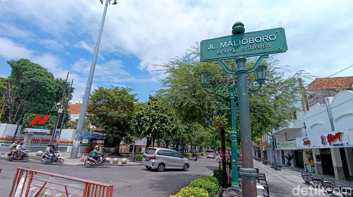 Suasana di Malioboro Jogja, Senin (1/4/2024)
