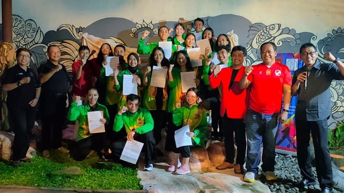 Tim dancesport DIY saat menjadi juara umum BK PON, beberapa waktu lalu.