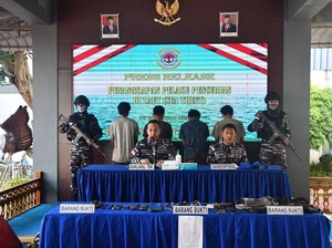 TNI Tangkap Komplotan Perompak, 3 Kali Mencuri di atas Kapal Tugboat di Karimun