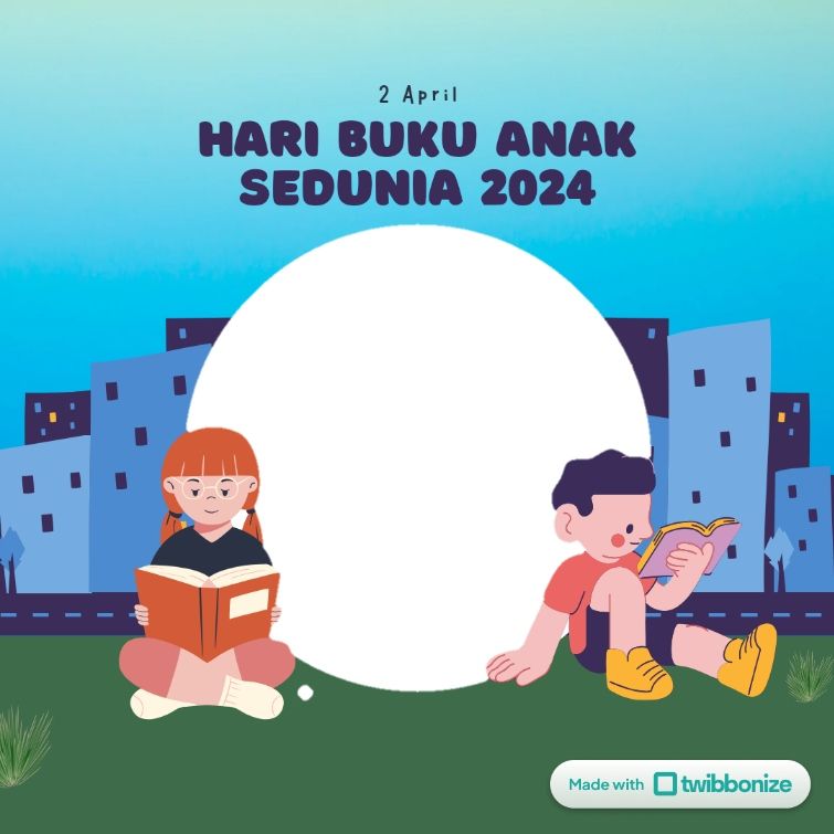 Twibbon Hari Buku Anak Internasional 2024