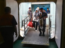 Suasana Arus Mudik di Pelabuhan Belawan H-8 Lebaran