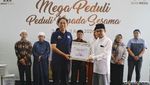Bank Mega Bagikan Paket Sembako Kebutuhan Lebaran