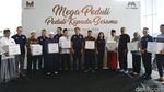 Bank Mega Bagikan Paket Sembako Kebutuhan Lebaran