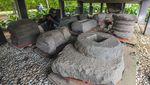 Belasan Benda Purbakala Candi Muara Jambi Terlantar