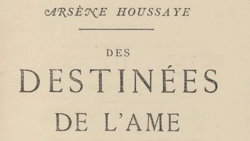 Buku Des Destinées de l'Ame