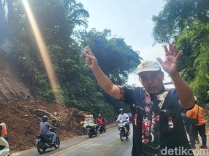 Cerita Abah Edi Lolos dari Terjangan Longsor Jalur Sukabumi-Bogor