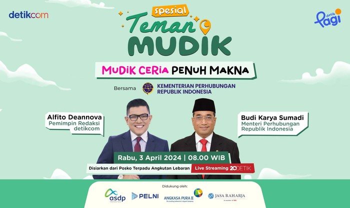 detik Pagi Spesial Teman Mudik