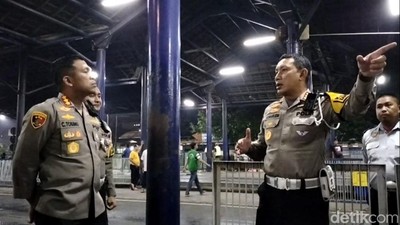 Dirlantas Polda Jatim Cek Sarpas Terminal Purabaya Jelang Mudik Lebaran