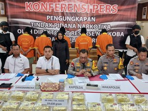 Polda Kepri Tangkap Residivis Narkoba, Sita 20 Kg Sabu