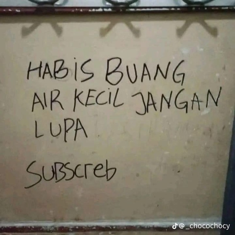 Foto Tulisan Bikin Ngakak