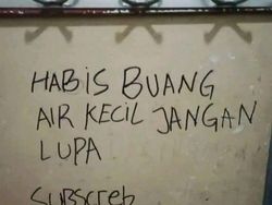 Deretan Foto Tulisan Bikin Ngakak Banget, Ada Sisitipi