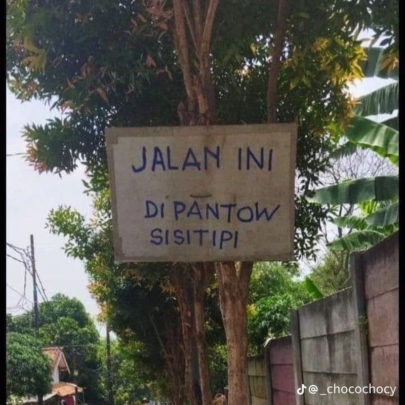 Foto Tulisan Bikin Ngakak