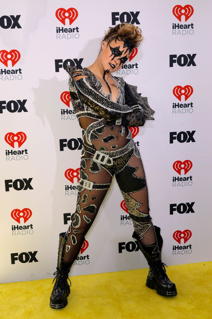 HOLLYWOOD, CALIFORNIA - APRIL 01: JoJo Siwa attends the 2024 iHeartRadio Music Awards at Dolby Theatre on April 01, 2024 in Hollywood, California. (Photo by Frazer Harrison/Getty Images)