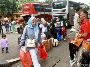 17 Ribu Orang Tinggalkan Jakarta Naik Bus Saat Puncak Mudik