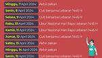 Infografis: Jadwal Libur Lebaran 2024 buat Siswa SD-SMP-SMA di Indonesia