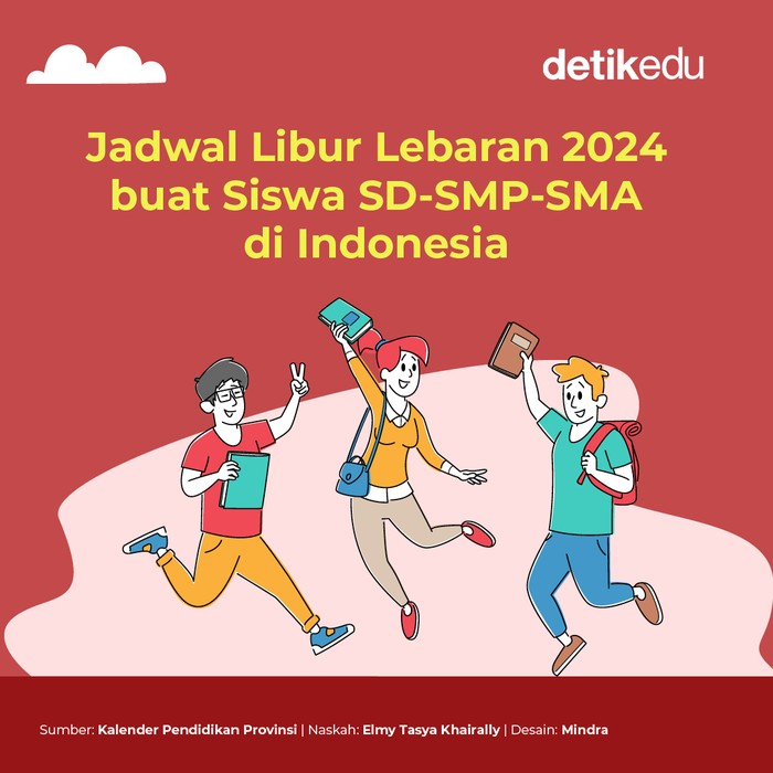 Jadwal Libur Lebaran 2024 buat Siswa SD-SMP-SMA di Indonesia