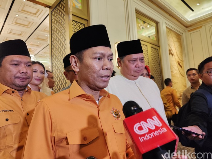 Ketum DPP MKGR Adies Kadir (Azhar Bagas Ramadhan/detikcom)
