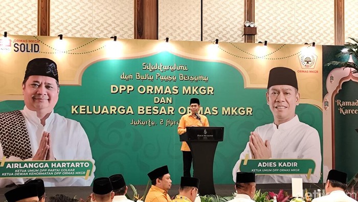 Ketum DPP MKGR Adies Kadir (Gisella Previan/detikcom)