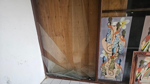 Lokasi WN Australia kecelakaan saat berjalan di wilayah Pantai Sindhu, Kelurahan Sanur, Kecamatan Denpasar Selatan, Kota Denpasar, Bali. (Dok. Polresta Denpasar)