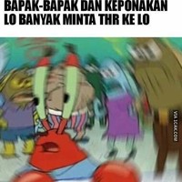 Ketakutan orang dewasa yang punya banyak keponakan saat Lebaran. Siap-siap dimintain THR deh.. Foto: 1cak.com