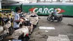 Momen DJKA Berangkatkan Perdana Kereta Api Angkutan Motor