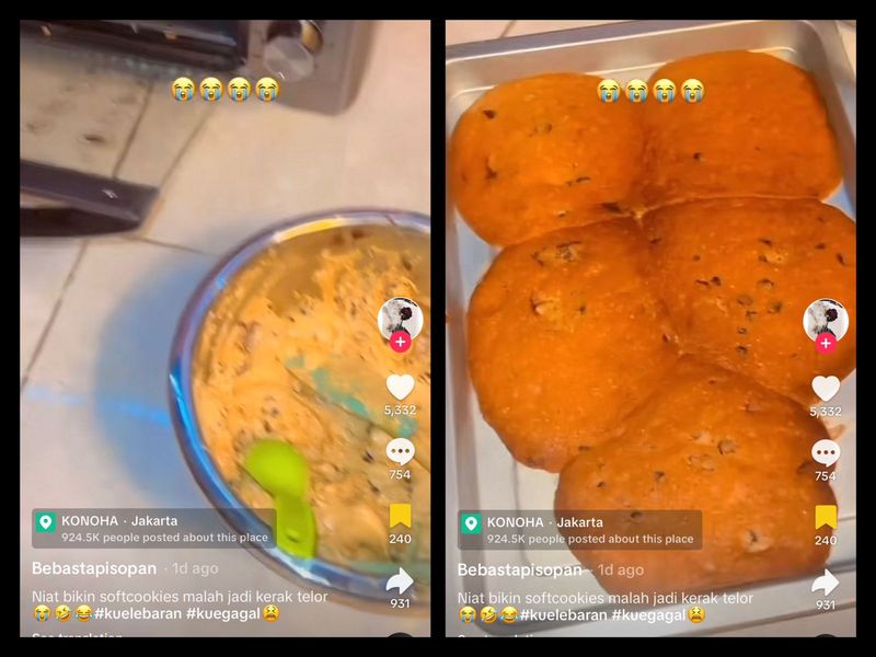 Ngakak! 5 Kue Kering Buatan Netizen Ini Tampilannya Zonk