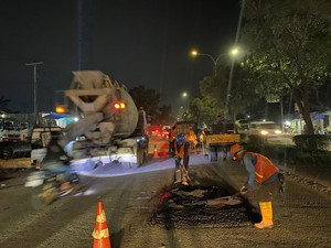 Tuntas Dibenahi, Dinas PUPR Cilegon Pastikan JLS Aman Dilintasi Pemudik