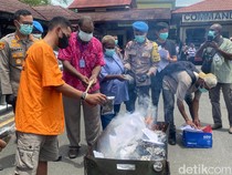 Polresta Sorong Musnahkan 1,9 Kg Ganja Asal Papua Nugini, 9 Tersangka Ditahan