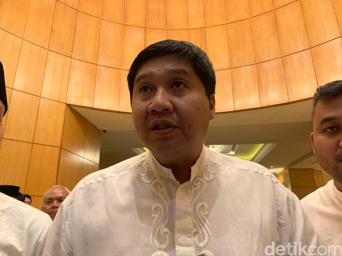 Politikus pendukung Prabowo-Gibran, Maruarar Sirait. (Mulia Budi/detikcom)