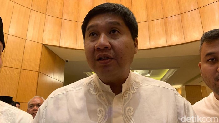 Politikus pendukung Prabowo-Gibran, Maruarar Sirait. (Mulia Budi/detikcom)