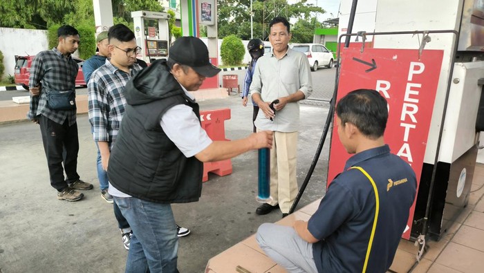 Polres Gresik sidak di SPBU jelang Lebaran