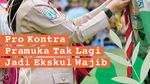 Infografis: Pro Kontra Pramuka Tak Lagi Jadi Ekskul Wajib
