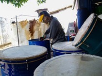 Produksi Beduk Meningkat Jelang Idul Fitri