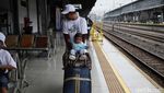 Stasiun Pasar Senen Bergeliat, 19.979 Penumpang Berangkat Mudik