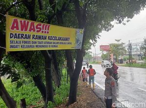 Hati-hati, Jalan Mulus di Pantura Pasuruan Berpotensi Bahayakan Pemudik