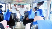 Sebanyak 1.681 warga diberangkatkan dengan 36 unit bus dalam program Mudik Asyik Bersama BUMN periode pertama. 