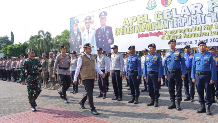 Gelar pasukan Operasi Ketupat Semeru 2024 Polres Lamongan
