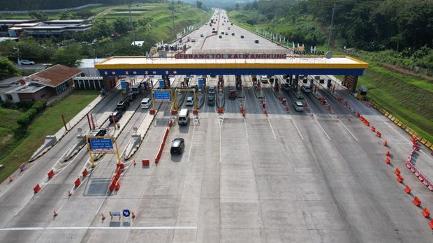 Gerbang Tol Kalikangkung Semarang. (Dok. Jasa Marga)