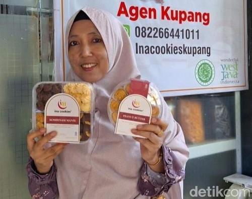 Hampers kue kering di Kupang, Rabu (3/4/2024). (Anastasya Berek)