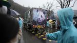 Haru Warga Korsel Melepas Kepulangan Panda Raksasa ke China