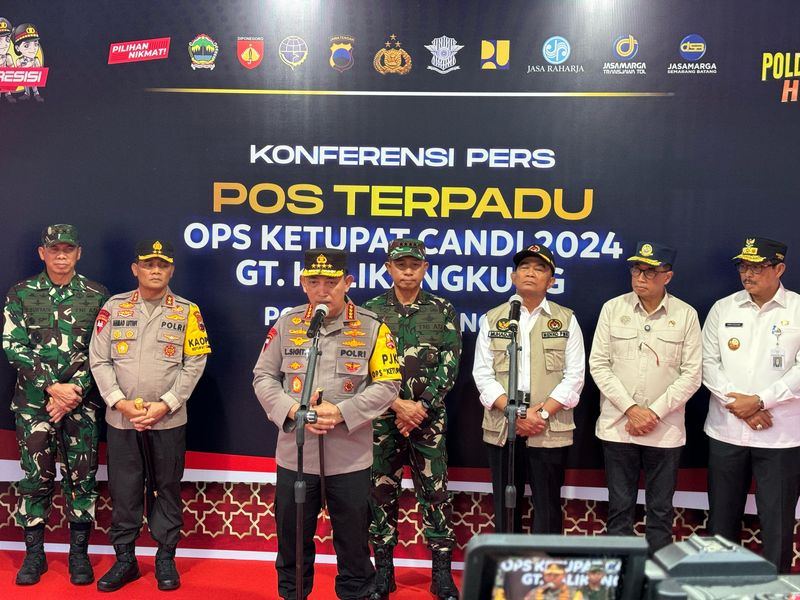 Kapolri di GT Kalikangkung