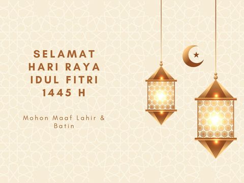 Kartu Ucapan Idul Fitri 2024
