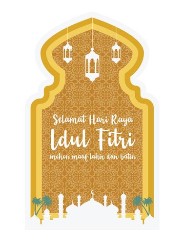 Kartu Ucapan Idul Fitri 2024