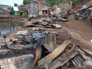 Kronologi Kebakaran Pasar Rompo Bima, Sumber Api dari Lapak Pedagang