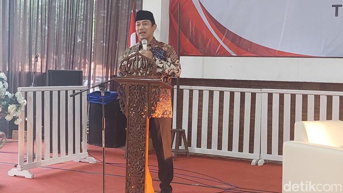Kepala LKPP, Hendrar Prihadi di Kendal, Rabu (3/4/2024).
